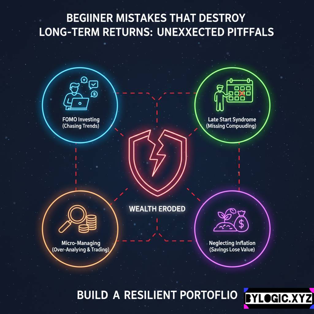 Beginner mistakes that destroy long-term returns
