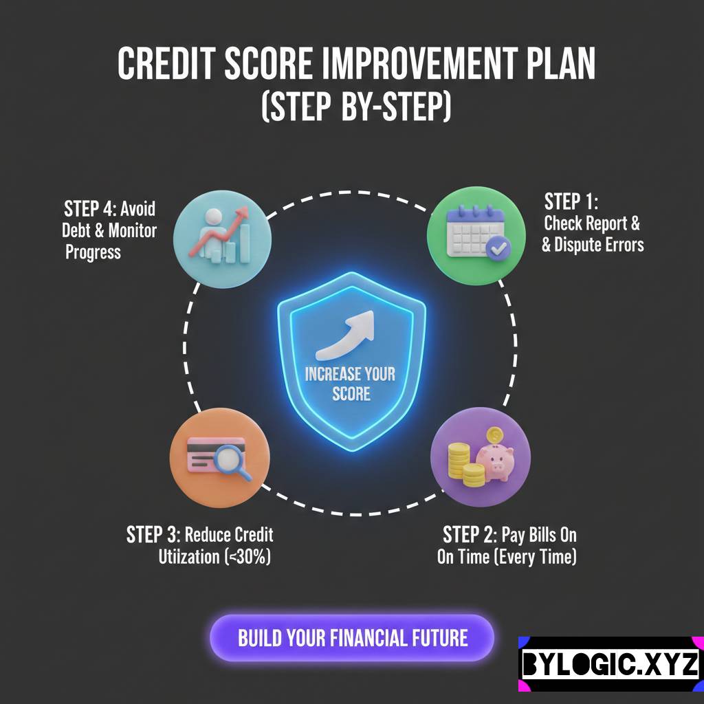 Credit score improvement plan : Useful Practical Guide