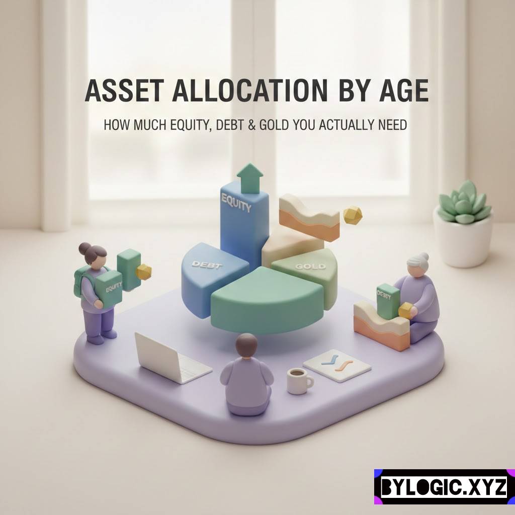 Asset allocation by age: how much equity, debt & gold you actually need